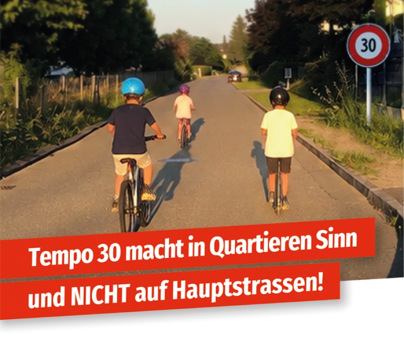 Quartiere - JA zur Verkehrsflussinitiative 27.09.26